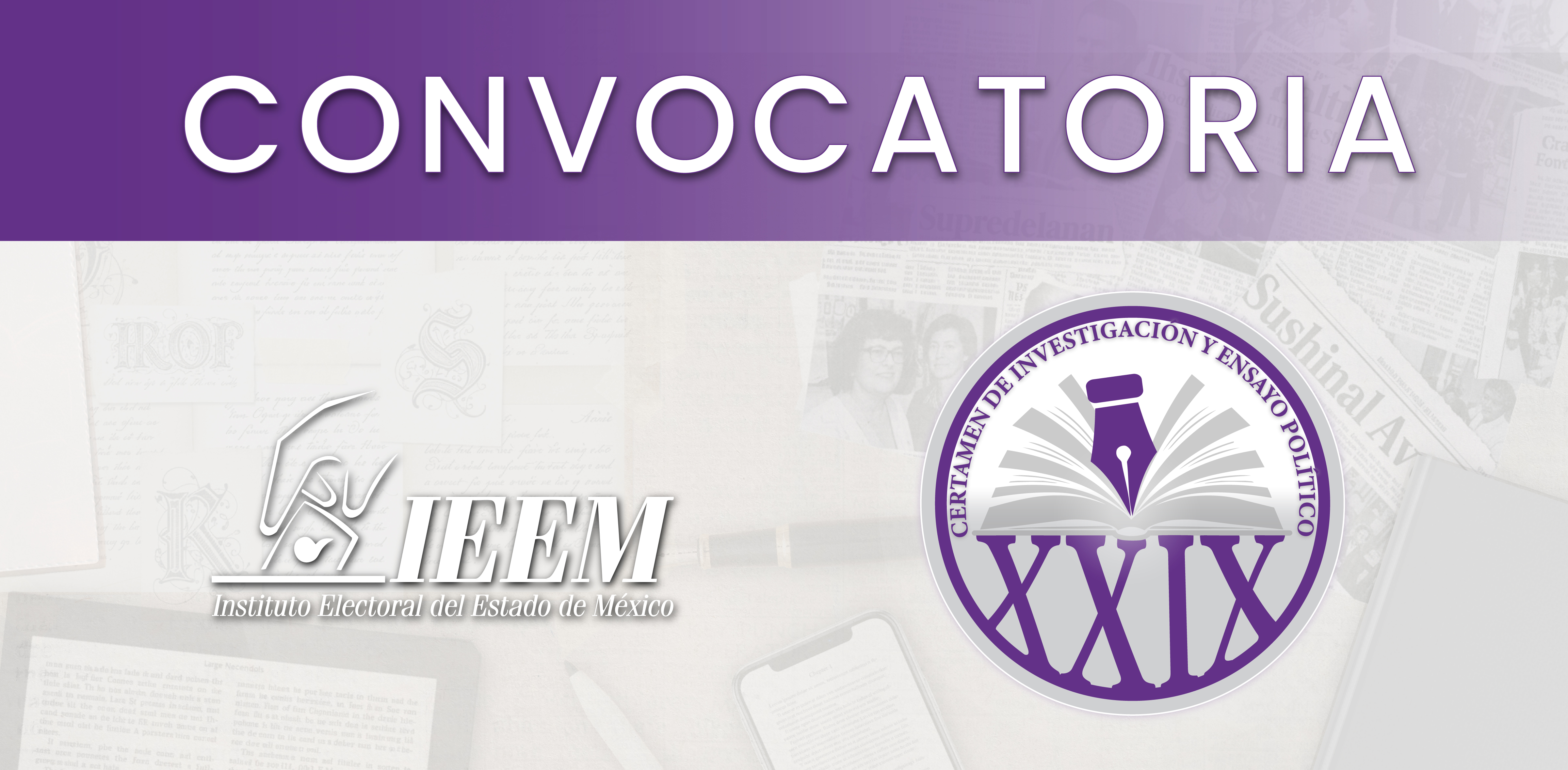 Convocatoria y anexos, al XXIX Certamen de Investigación y Ensayo Político 2026